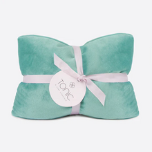 Load image into Gallery viewer, Luxe Velvet Heat Pillow Seafoam