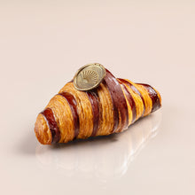 Load image into Gallery viewer, Bicolor Chocolate &amp; Hazelnut Praline Croissant
