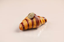 Load image into Gallery viewer, Bicolor Chocolate &amp; Hazelnut Praline Croissant
