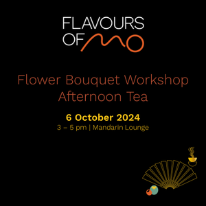 Flower Bouquet and Afternoon Tea