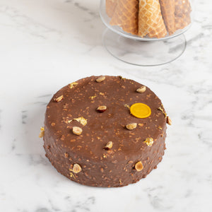 Hazelnut & Chocolate Gelato Cake