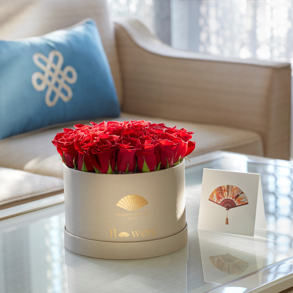 MO Signature Flower Box , Doha Flowers , Flower Box