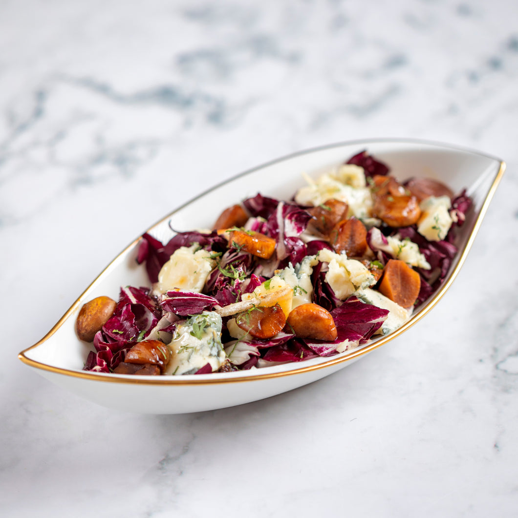 Radicchio, Chestnut and Stilton Cheese Salad